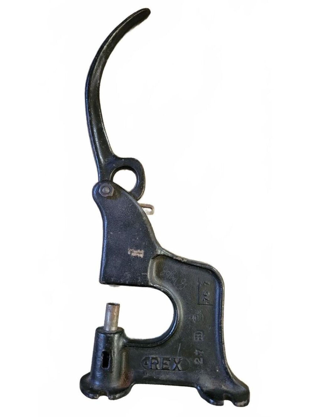 Vintage REX 27 Shoemaker Grommet Setter Tool leather hole punch press rivet